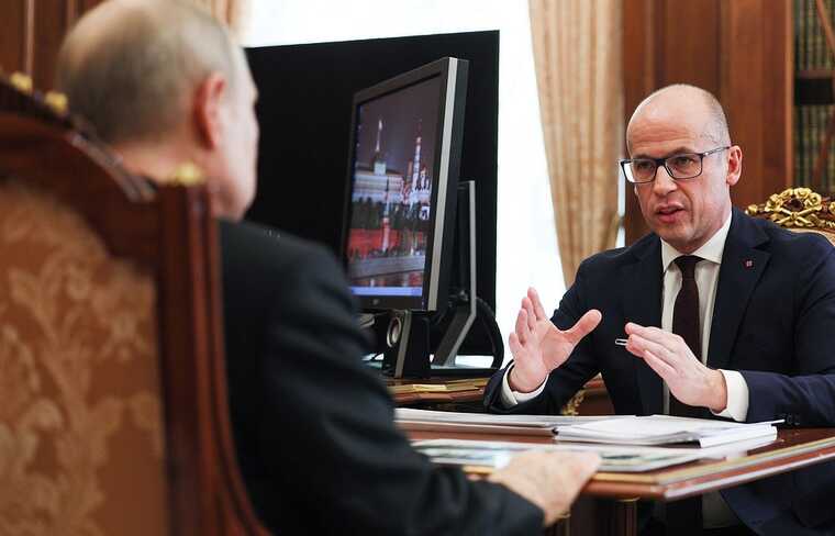 Путин встретился с Александром Бречаловым в Кремле